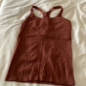 lululemon athletica Brown Tank Top